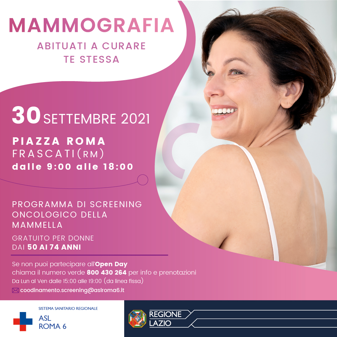 Screening mammografico 30 settembre 2021