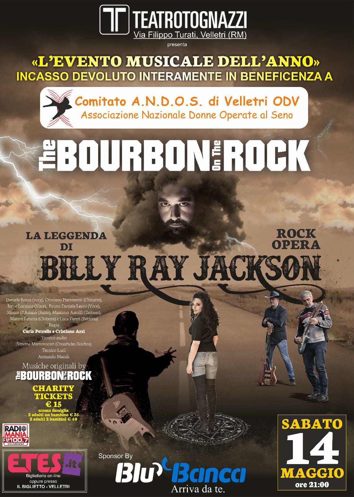 La Leggenda di Billy Ray Jackson per Andos Velletri